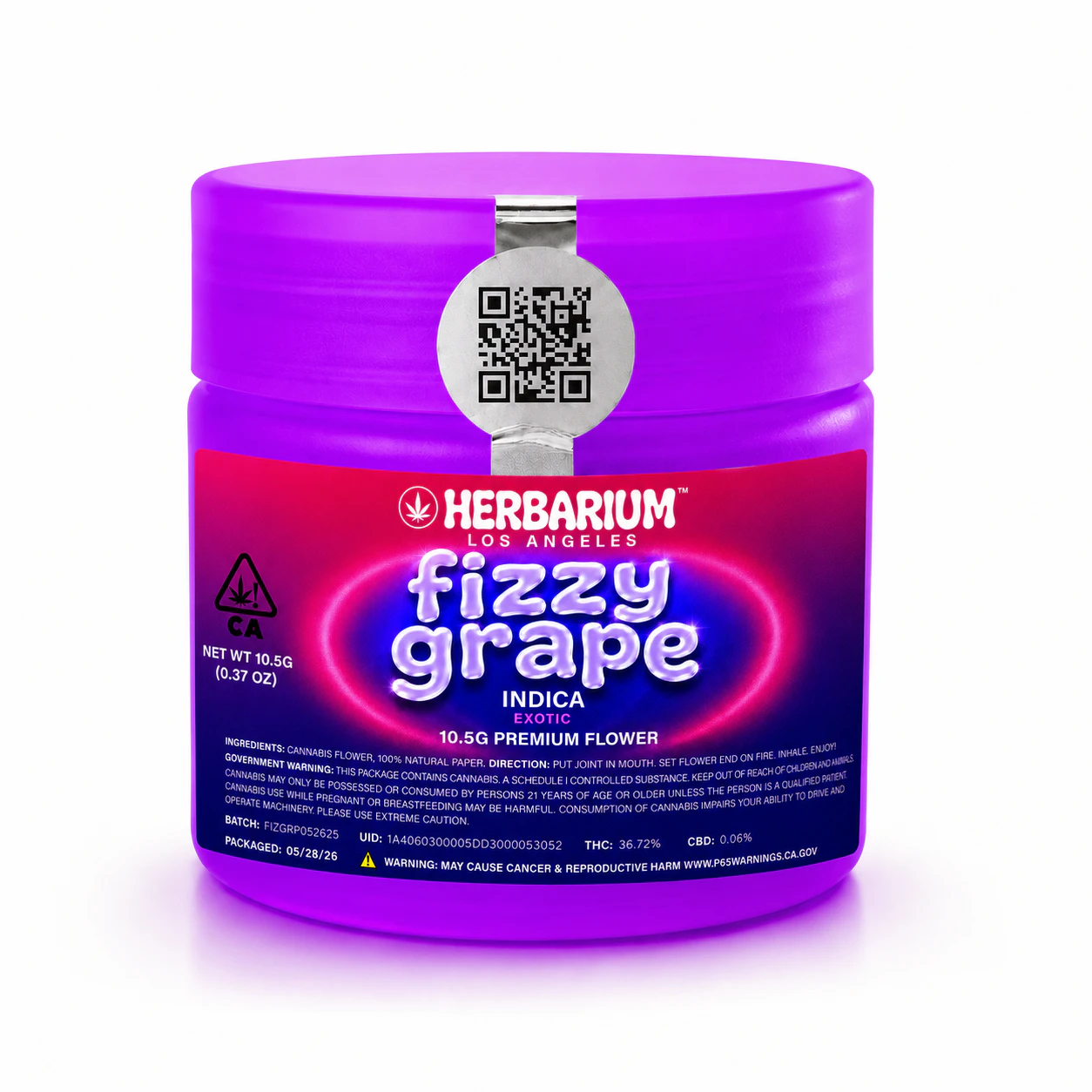 Herbarium - Herbarium | Fizzy Grape | Indica 3.5g Main Image