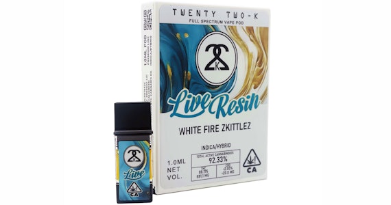 22K - 22K - White Fire Z Live Resin Pod - 1g