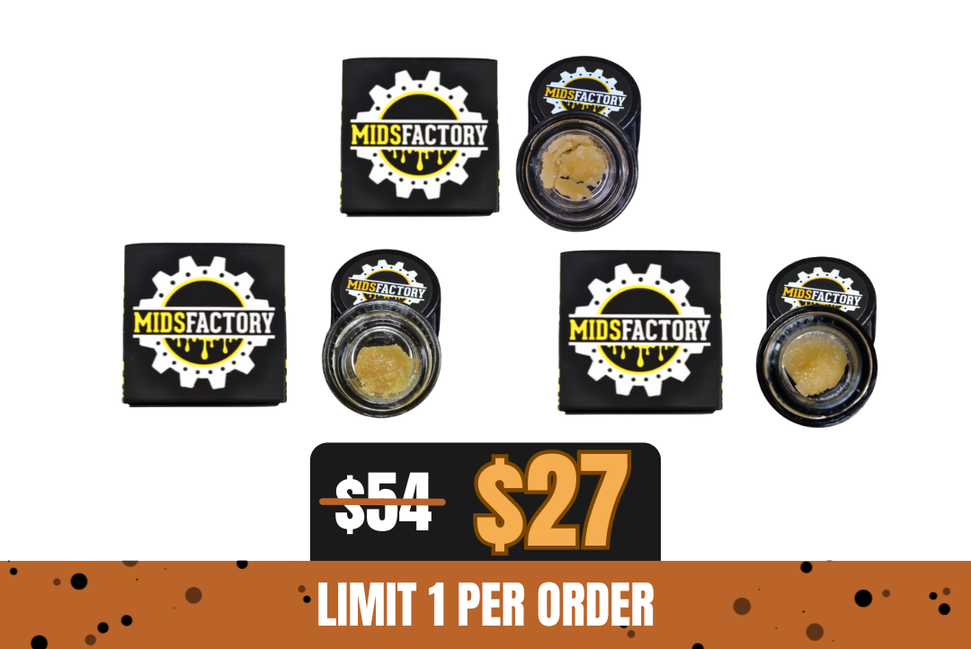 710 Pre-Order: 50% off 3g Mids Factory Dab Bundle picture