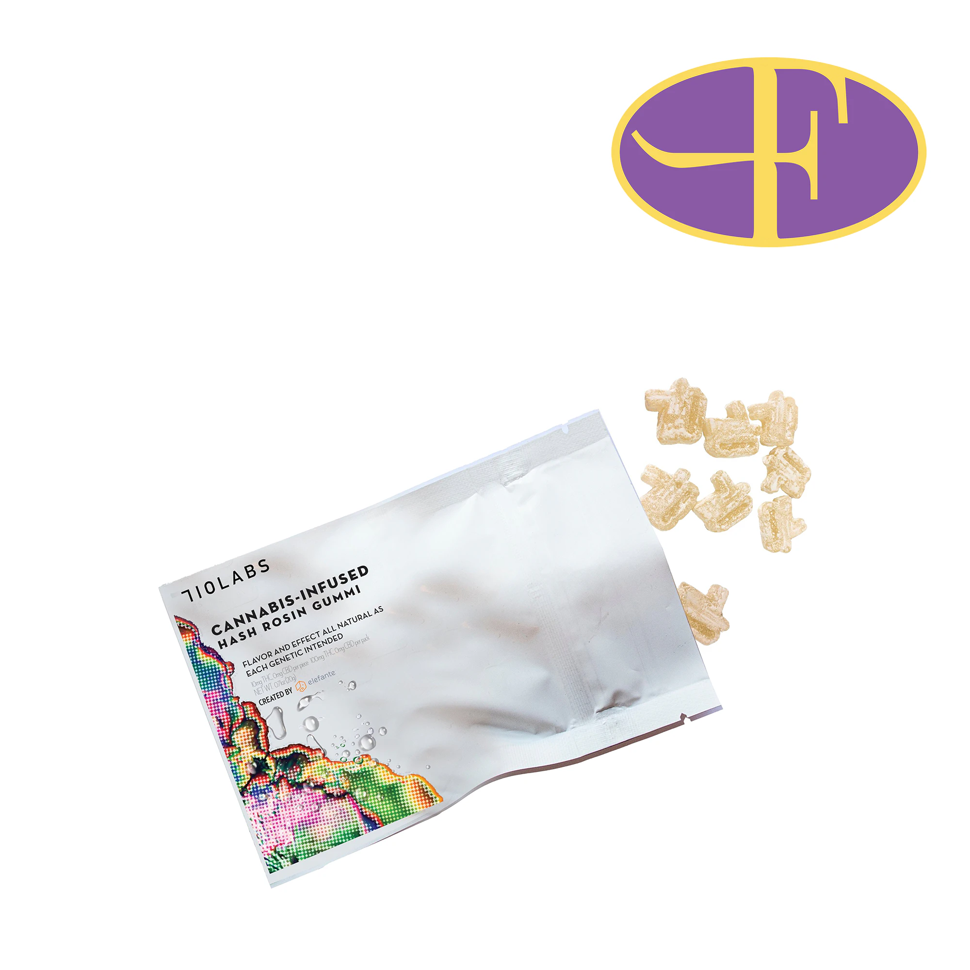710 Labs - Starburst 36 #40 Hash Rosin Gummies Main Image