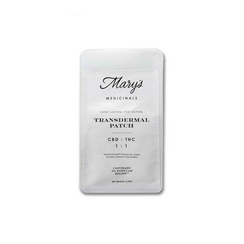 Mary's Medicinals - 1:1 CBD:THC Transdermal Patch