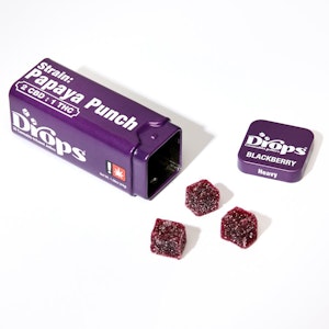 DROPS CA - Drops Blackberry Heavy Rosin Gummies 20pc 2:1 200mgCBD/100mgTHC
