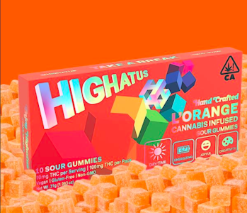 Highatus - L'Orange (S) | 100mg Sour Gummies | Highatus  