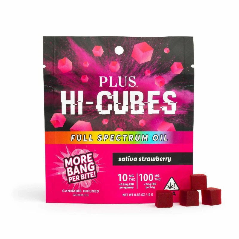 PLUS - Hi Cubes - Sativa Strawberry Main Image