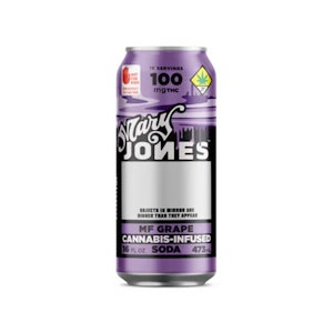 Mary Jones - Mary Jones | Grape | 12 fl oz Soda | 100mg THC | DOH |
