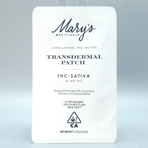 Mary's Medicinals  - Sativa 20mg Transdermal Patch - Mary's Medicinals
