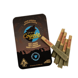 Space Coyote - 2.5g Rolls Choice x Key Lime Pie Hash (5-Pck) - Space Coyote 