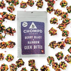 Chompd | Berry Blast + Rainbow Geek Bites | 100mg
