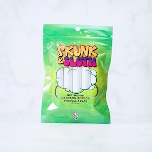 Skunk & Sloth - Thunderberry Kush - 5pk Pre rolls (Skunk $ Sloth)