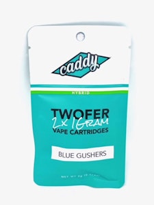 Blue Gusher - Caddy - Twofer Vape Cartridge - 2 x 1g 