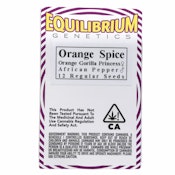 Orange Spice 12pk Seeds - Equilibrium