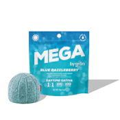 Gron 100mg THC MEGA Blue Razzleberry (1 CBG : 1 THC)- Sativa