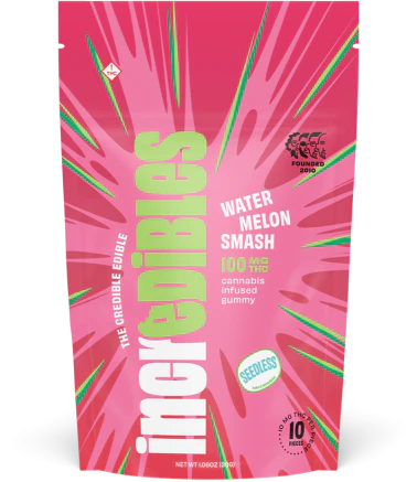 incredibles - Watermelon Smash 10pk Gummies - 100mg Main Image