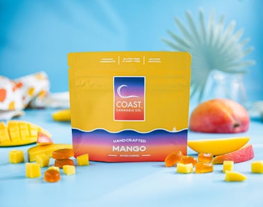 COAST CANNABIS CO. - Mango Gummies | 100mg | TAXES INCLUDED