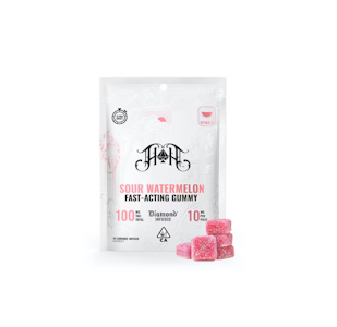 Heavy Hitters - Sour Watermelon - 10mg Fast Acting Gummy