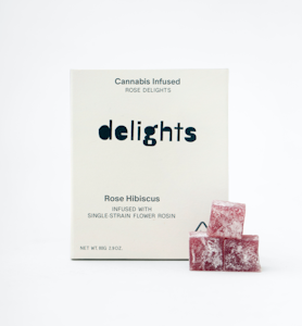 Rose Hibiscus Turkish Delights - 100mg (I) - Rose Delights