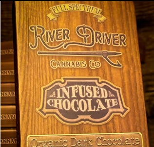 RIVER DRIVER CANNABIS CO - River Driver | Blueberry Dark Chocolate | 10mg Chocolate | 10-Servings |100mg Total | [I]