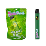 1g Hybrid Sour Apple Blast (All-in-One) - Kushy Punch