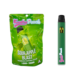 1g Hybrid Sour Apple Blast (Ready-to-Use) - Kushy Punch