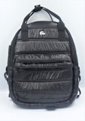 RAVEN BACKPACK W/LOCK & BODY STRAP (13X9.5X3.5) - BLK PUFF