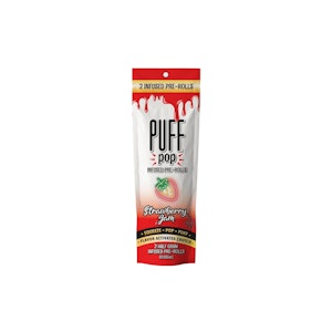 Strawberry Jam | (2pk) Puff Pop .5g Pre Roll | PUFF