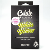 White Widow 1g Distillate Cart - Gelato
