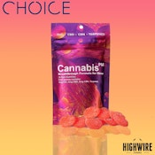 Choice Gummies Cannabis PM Cherry Berry 1:1:1 THC CBD CBN 50MG