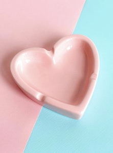 Pink Candy Heart Ashtray