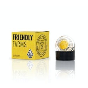 Friendly Farms Orange Sherb Live Resin Sauce 1g Hybrid