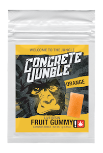 Concrete Jungle | Orange Live Resin Fruit Gummy | 100mg