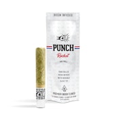 *PROMO ONLY* 1.6g Punch Rocket Blue Label - Peanut Butter Breath x Vanilla Kush Live Rosin Infused Pre-Roll (w/ glass tip)