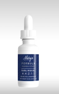 Mary's Medicinals - [Mary’s Medicinals] Tincture - 600mg - 4:4:2:1:1 Formula Sublingual
