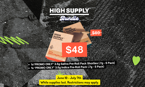 High Supply - 7g High Supply Indoor Pre-Roll Pack Bundle (3.5g - 2 Pack)