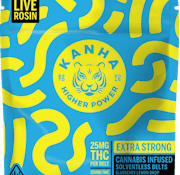 [Kanha] Solventless Live Rosin Belts - 100mg - Blueberry Lemon Drop (H)