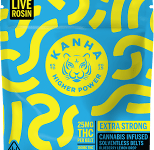 KANHA - [Kanha] Solventless Live Rosin Belts - 100mg - Blueberry Lemon Drop (H)