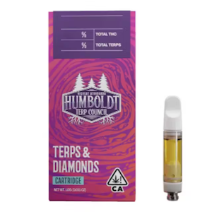 HUMBOLDT TERP COUNCIL - Humboldt Terp Council - 1g Live Resin Vape Cart - Lemon Pie Hoe