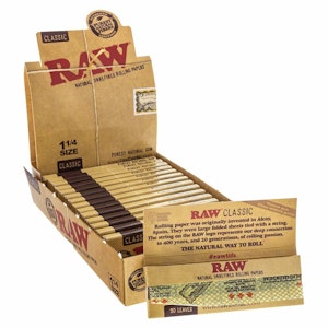 Raw - Raw Unrefined Classic 1 1/4 Papers