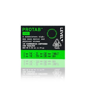LEVEL - Capsule - Protab CBD - 10-Pack