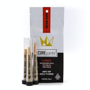 WEST COAST CURE - GAS PACK PREROLL PACK - 3G