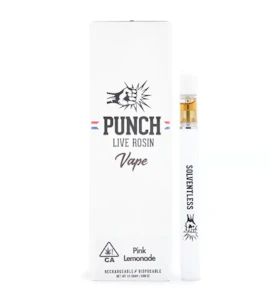 Punch Edibles & Extracts - TRADE SAMPLE - ROSIN DISPOSABLE - MORACCAN PEACHES .5G - PUNCH EDIBLES & EXTRACTS