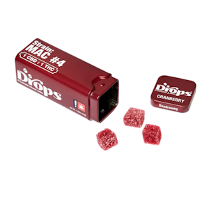 DROPS - Cranberry, Daydreamy 1:1 THC:CBD, 20 pack