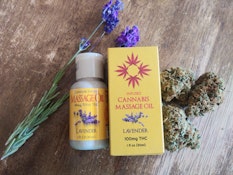 Lavender Massage Oil - 100mg THC - 1oz - NM Sacred Flower