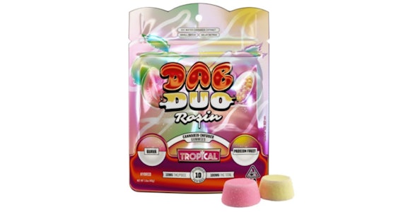 ABX - ABX - Guava + Passion Fruit Dab Duos Rosin Gummies - 100mg