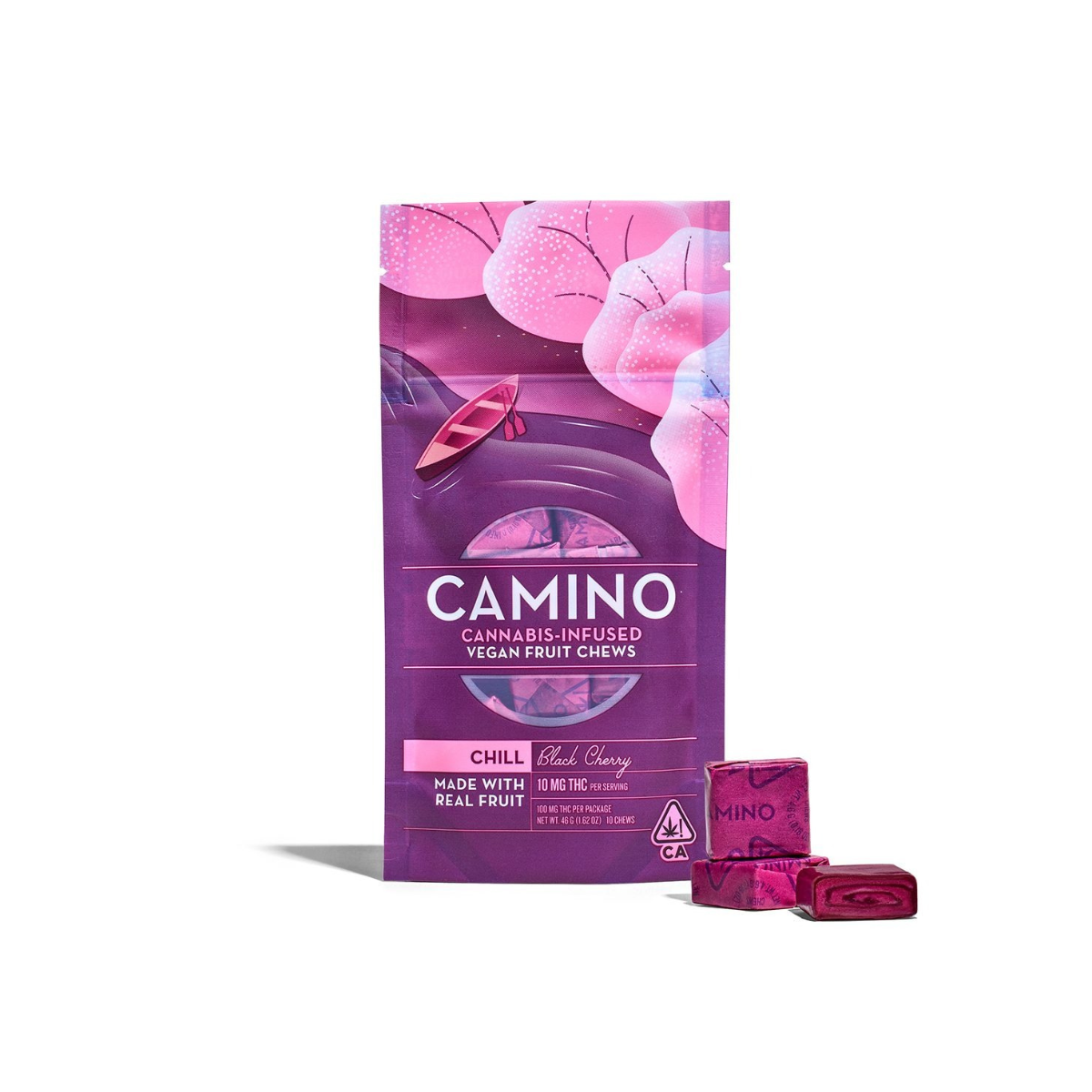 Black Cherry (Chill) (I) | Camino Fruit Chews 100mg | Camino