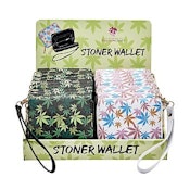 Pot Leaf Wallet w/ Wrist Strap