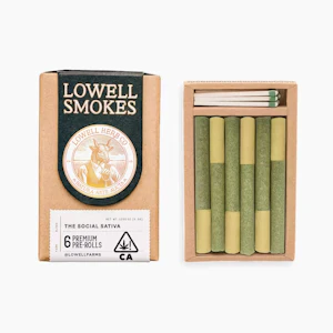 LOWELL HERB CO - A Shore Thing Sativa Blend - 6 Pack
