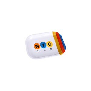 NYC BUD - White Rolling Tray | NYC BUD