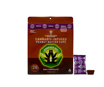 Emerald Sky - Peanut Butter Cups Indica 100mg 20 Pack  - Emerald Sky