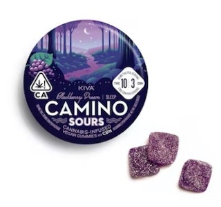Camino - [Camino] CBN Gummies - 100mg - 1:1:1 Sour Blackberry Deep Sleep (I)