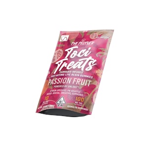Passion Fruit | *PROMO*  Fast acting Live Resin 100mg gummies | Toci Treats